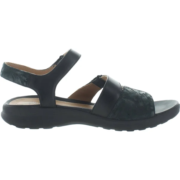 Women's Clarks Un Adorn Ease Sandal - 12 M - Taupe Metallic Leather