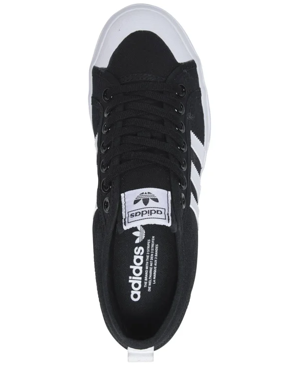 Adidas Women's Originals Nizza Platform Casual Shoes FV5321 - 5.5, Black