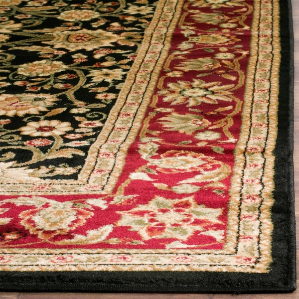 Safavieh Lyndhurst Ambrogina Traditional Rug (2&3x22 x 22& - Black/Ivory)