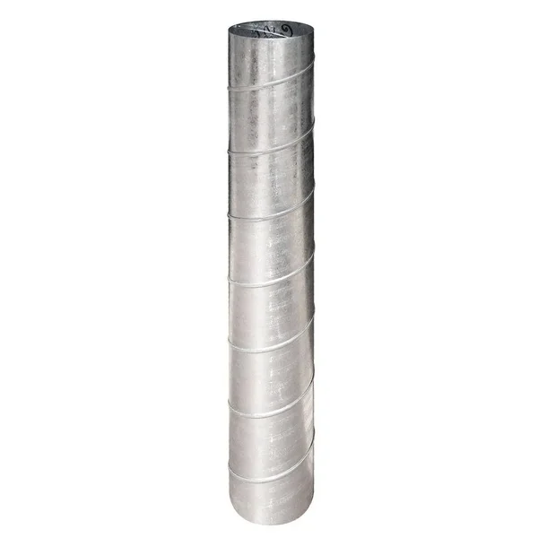 Master Flow 8 in. x 5 ft. 26 Gauge Spiral Pipe 26SP8X60