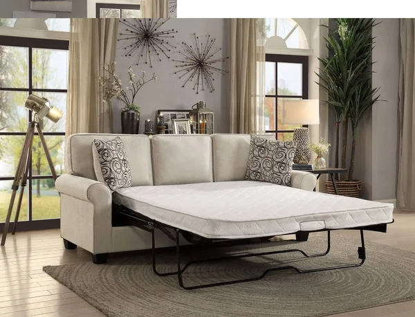 Selkirk Sofa w/ Queen Sleeper (Sand) by Homelegance