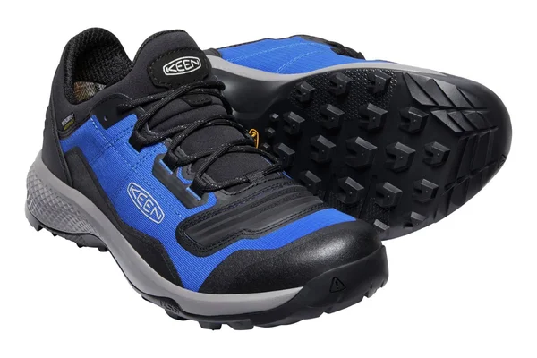 Keen Men's Tempo Flex Waterproof Shoe - 9.5 - Classic Blue, Drizzle