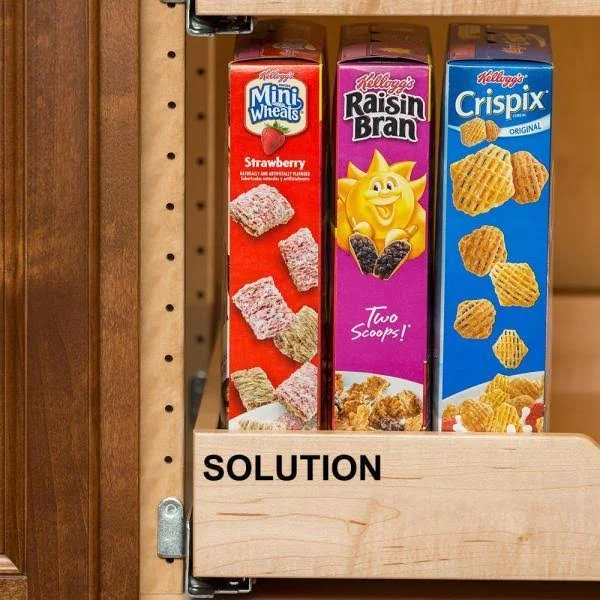 Century Components 5-Shelf 58 in. L x 1-1/4 in. W Maple Pilaster Kit for Pantry Cabinet Adjustable