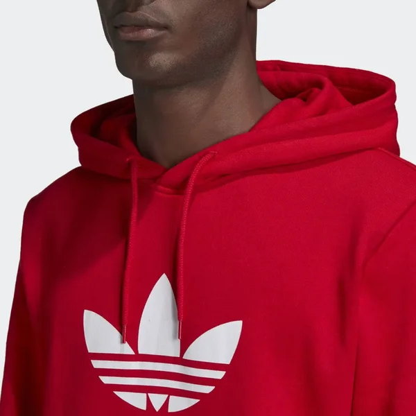 Adidas Men's Originals Trefoil Hoodie GD9924 - Medium, Red