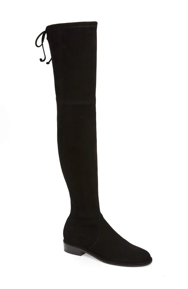 Women's Stuart Weitzman Lowland Over-The-Knee Boot - Size: 7, Black