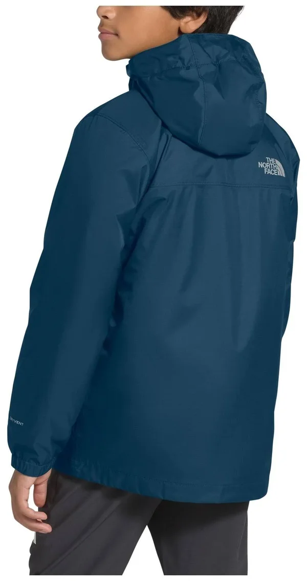 The North Face Resolve Reflective Jacket Burnt Olive Green Ponderosa Print, S