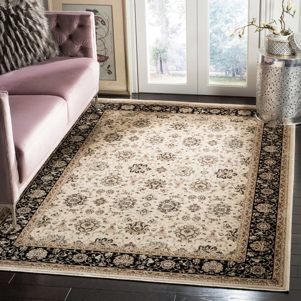Safavieh Persian Garden Peg608D 4&0x22 x 5&7x22 Ivory - Black Area Rug
