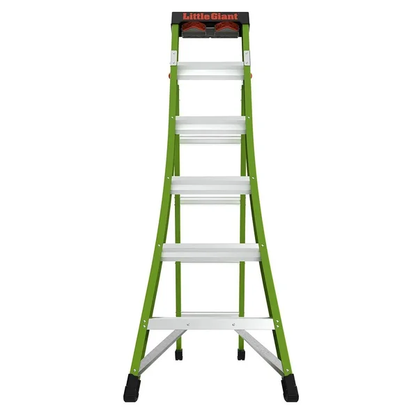 Little Giant 13610-001 King Kombo Pro Fiberglass Ladder IAA, 6&