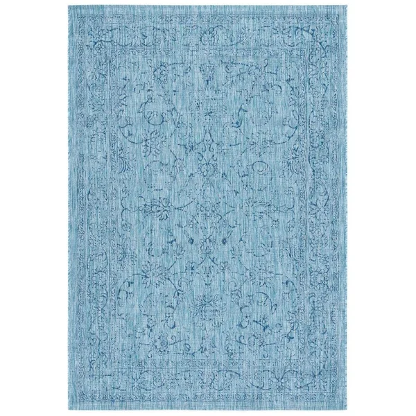 8& x 10& Rectangular Area Rug - Aqua, Safavieh