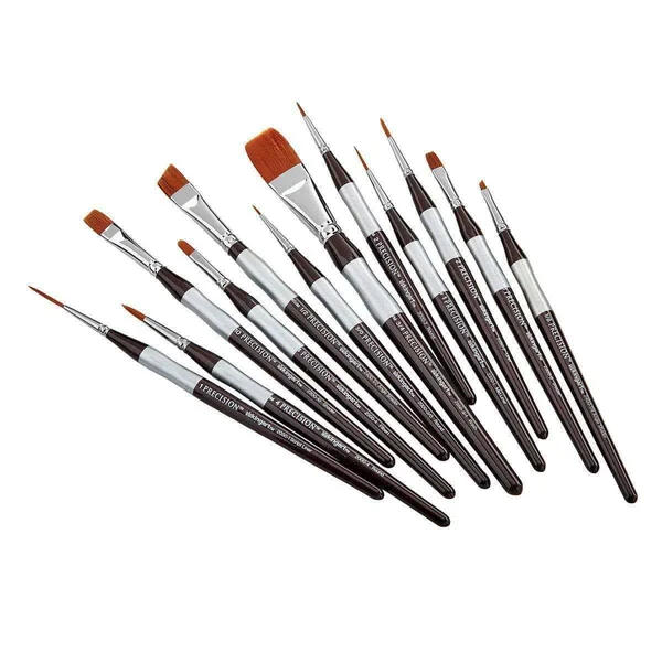 Kingart Precision Brush Set 12/Pkg