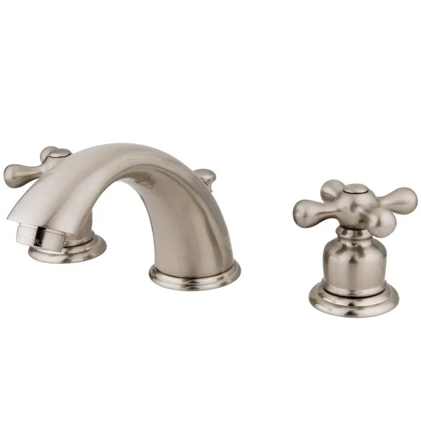 Kingston Brass KB971X Victorian Widespread Lavatory Faucet with Retail Pop-Up, Polished Chrome