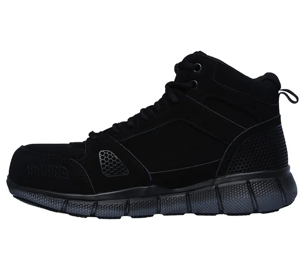 Skechers Men's Work Telfin Penticton ESD High Top, Black