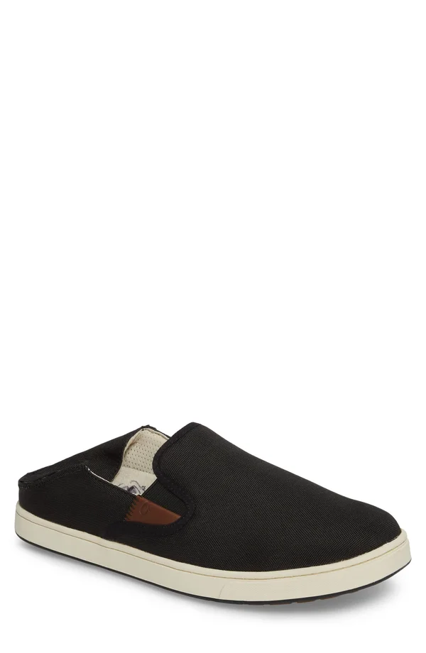 Olukai Men's Kahu - Black - Off White - 11.5