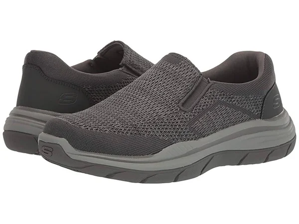 Skechers Men's Relaxed Fit Expected 2.0 Arago Slip-On, Gray