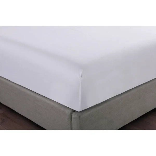 Stayclean Cotton Water and Stain Resistant Fitted Bed Protector Set, Twin