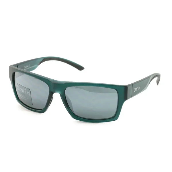 Smith Outlier 2 Sunglasses Matte Crystal Deep Forest - Platinum