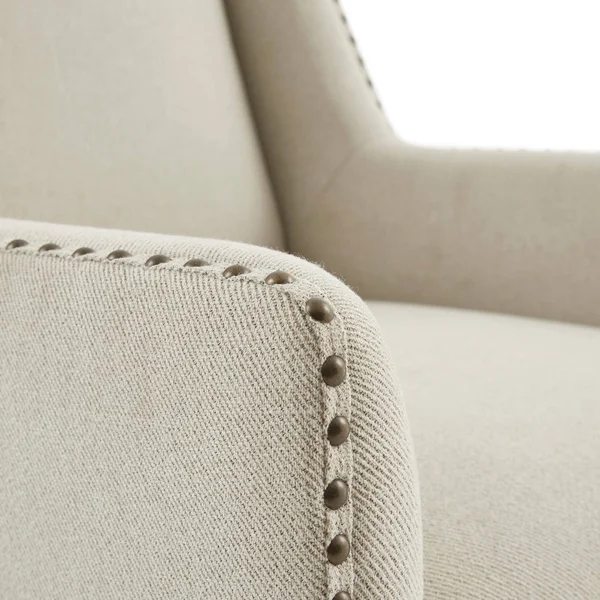 Martha Stewart Cream Belden Accent Chair