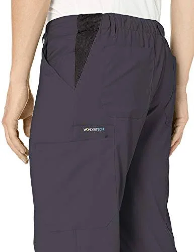 WonderWink Men's WonderTECH Straight Leg Pant Grey XL