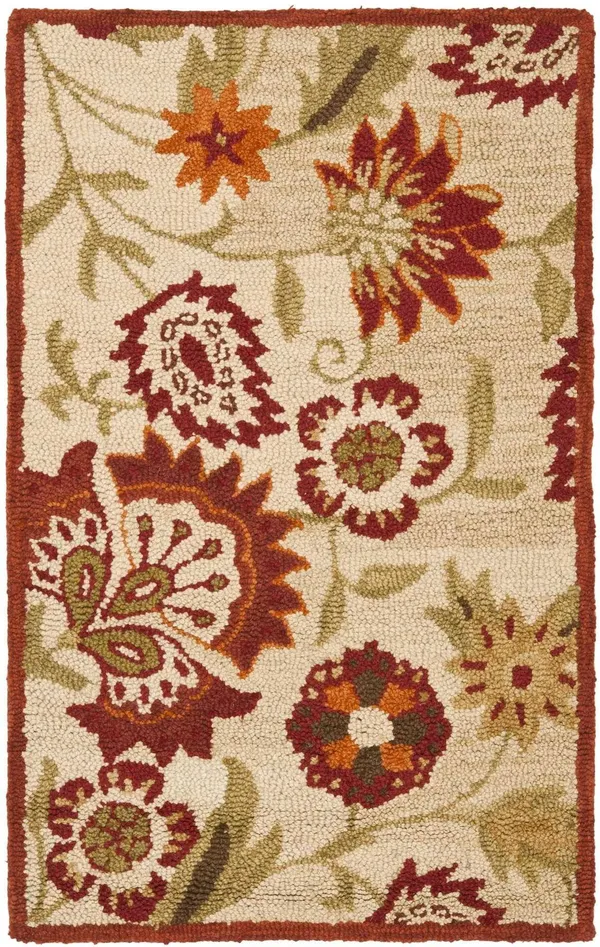 Safavieh 2&-3x22 x 14& Blossom BLM862A Beige Multi Rug