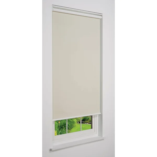 Linen Avenue Cordless Blackout Roller Shade, Beige 31 W x 78 H