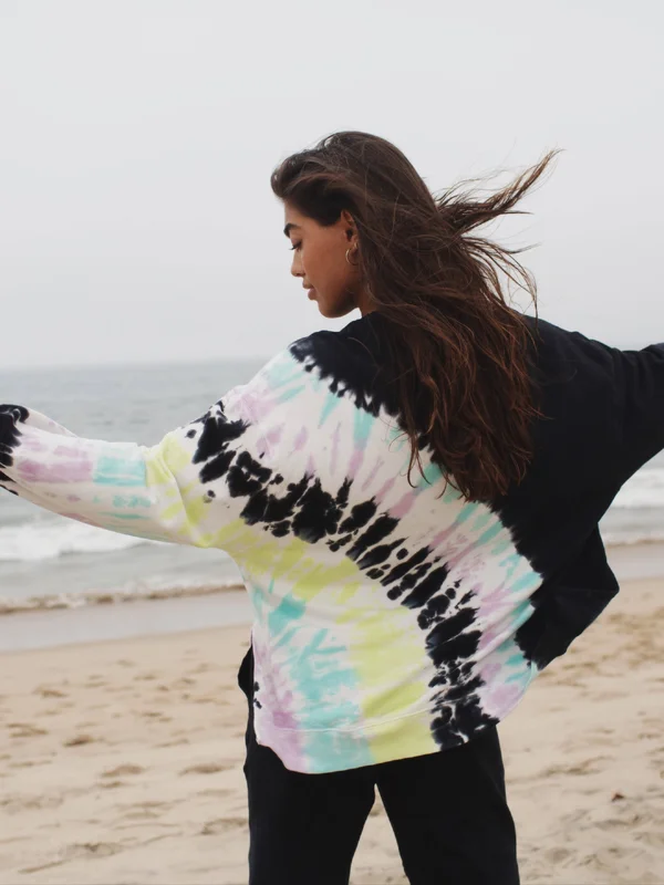 Electric & Rose Neil Sweatshirt - Onyx/Lavender/Glow - Xs Multicolour