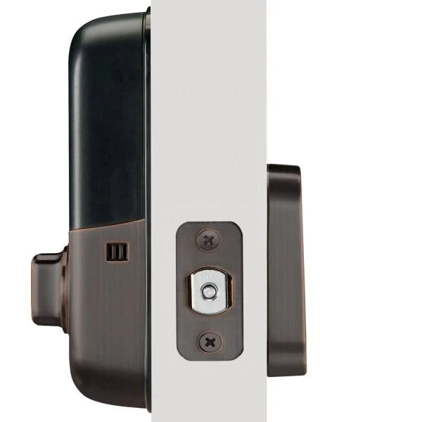 Yale Pro SL Key-Free Deadbolt Brass - Pushbutton