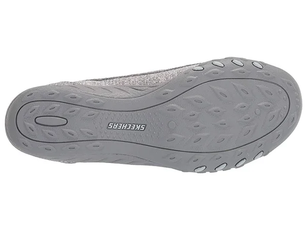 Skechers Breathe-Easy - Good Influence (Gray) Women's Shoes