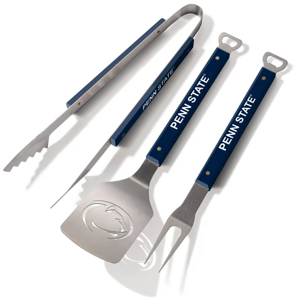 NCAA Penn State Nittany Lions Spirit Series 3-Piece BBQ Set - 22 x 9