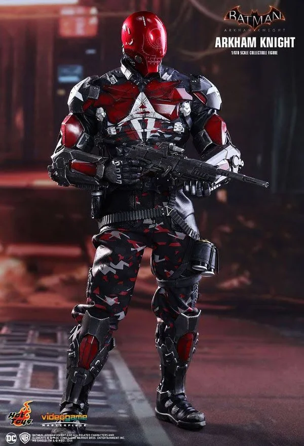 Hot Toys 1/6 12x22 VGM28 Batman Arkham Knight Red Hood Figure