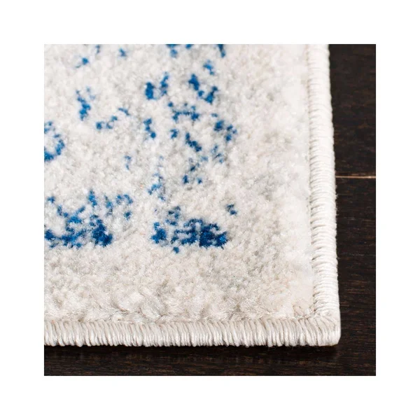 Safavieh Evoke Rug Collection EVK256N - Ivory, Navy - 9& x 12&