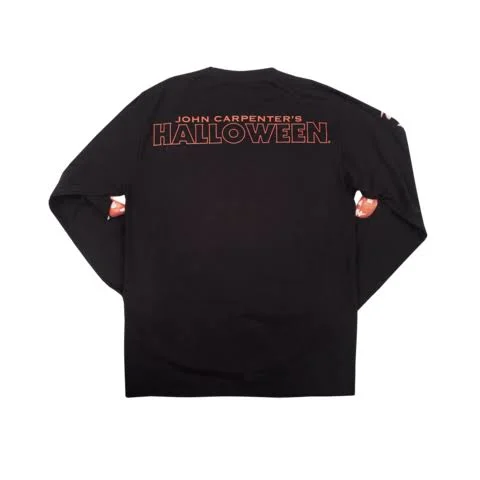 Dumbgood Halloween Jack-O-Lantern Black Long Sleeve Tee