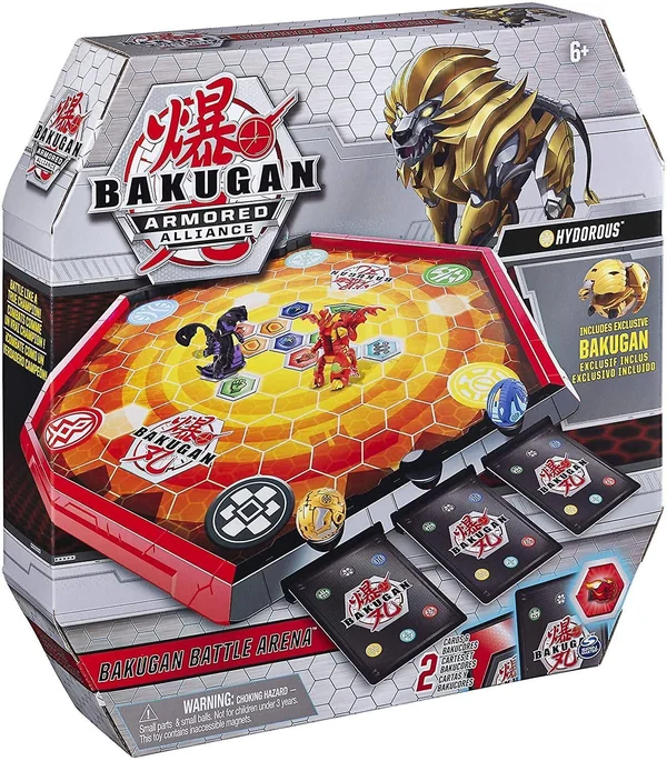 Bakugan 6056040 Battle Arena Game Board with Exclusive Ages 6 and Up Multicoloured
