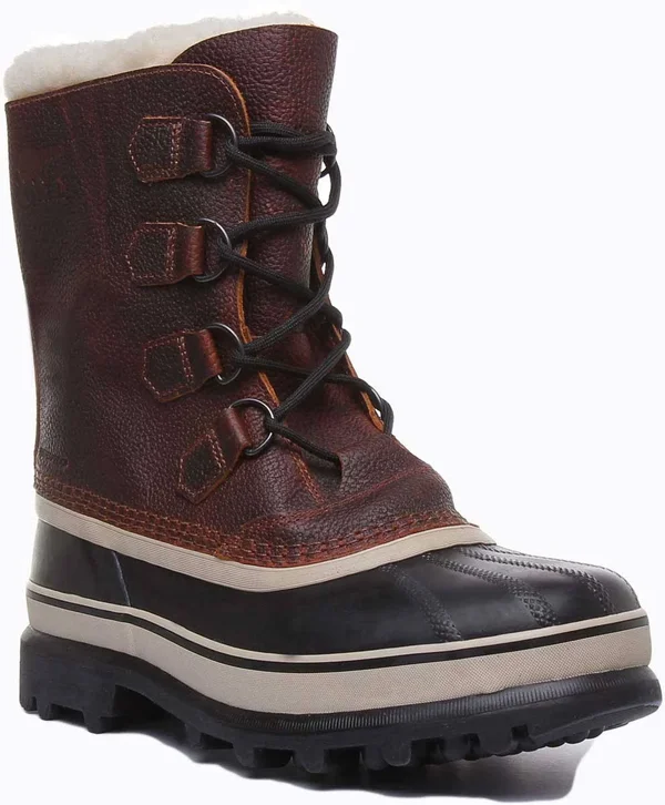 Sorel Men's Caribou Wool Boots - Tobacco