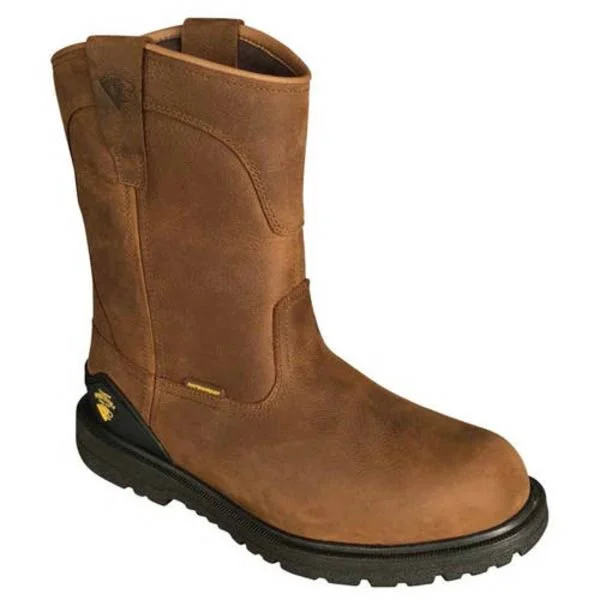 Herman Survivors Men's Bison Steel Toe Work Boot - Size: 8.5, Brown