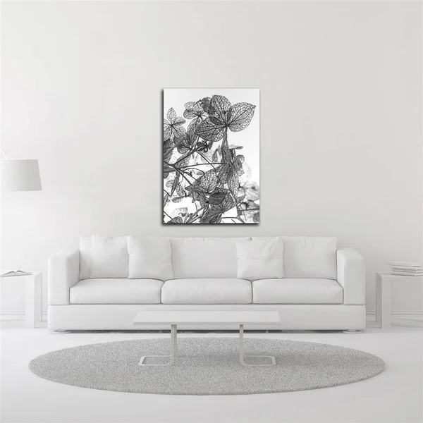 42x22 x 30x22 Leaf Composition by Design Fabrikken Print on Canvas