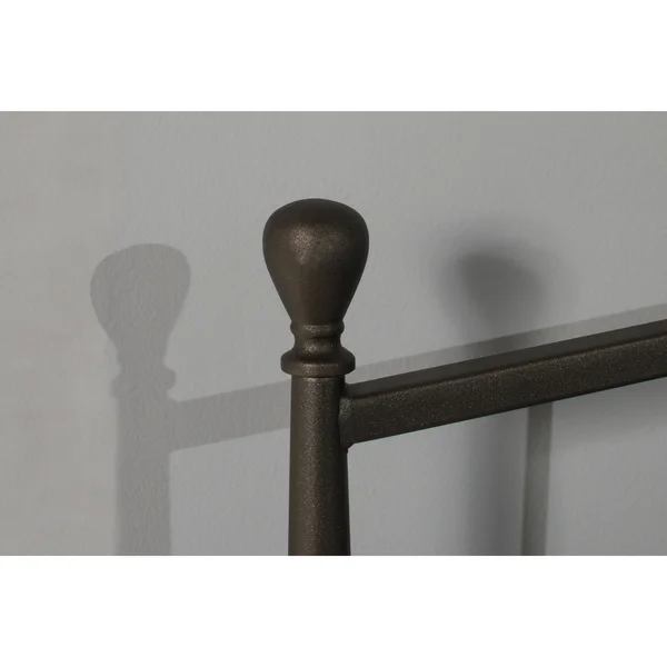 Hillsdale Furniture Warwick Full/Queen Metal Headboard, Gray Bronze