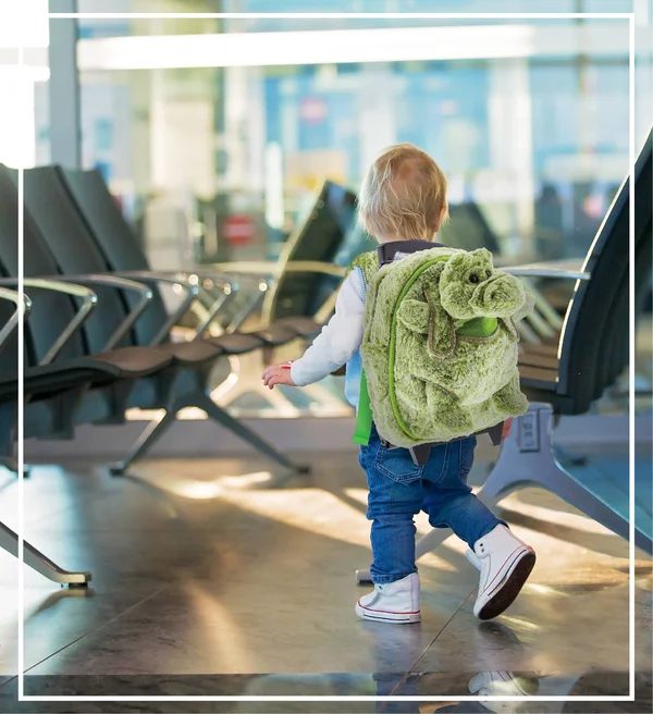 Dollibu Alligator Plush Trolley & Purse Set - 3-in-1 Kids Trolley - Backpack & Green Alligator Purse, Plush Backpack on W