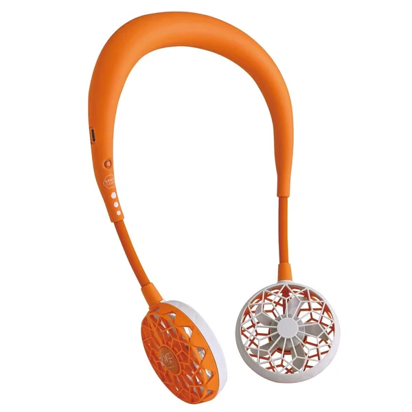 shopjjune Time Concept Hands-Free Fan (Available in 11 Colors) Orange