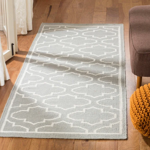 Safavieh 3& x 5& Dhurries DHU625C Brown - Ivory Rug