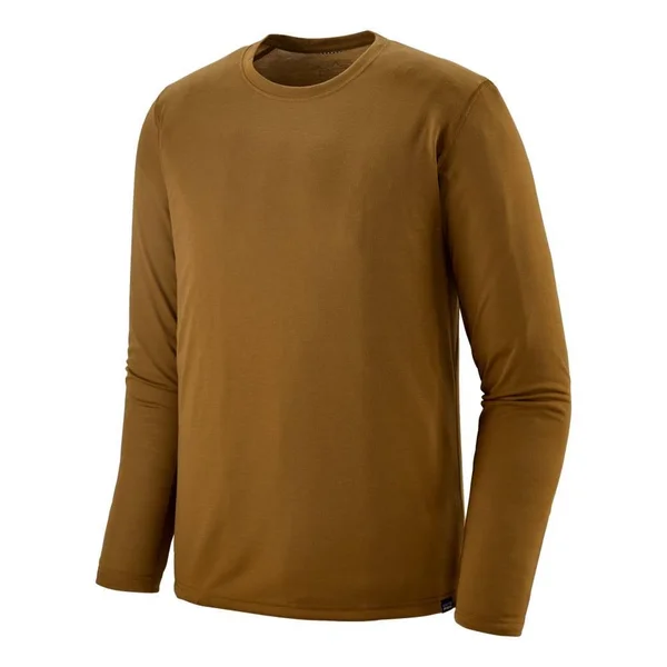 Patagonia Long-Sleeved Capilene Cool Trail Shirt - Men's M Mulch Brown
