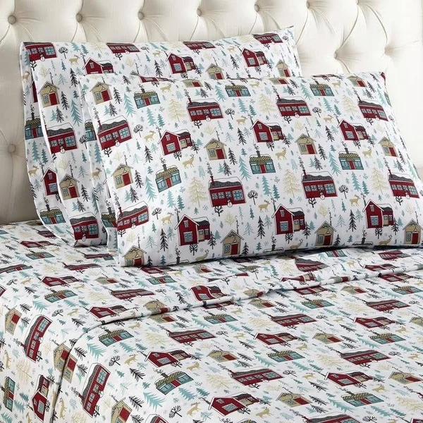 Micro Flannel Chocolate Full Sheet Set
