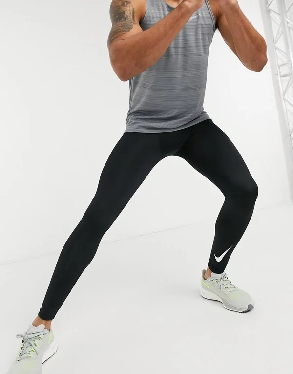 Nike Men's Pro Warm Tights - XXL, Black
