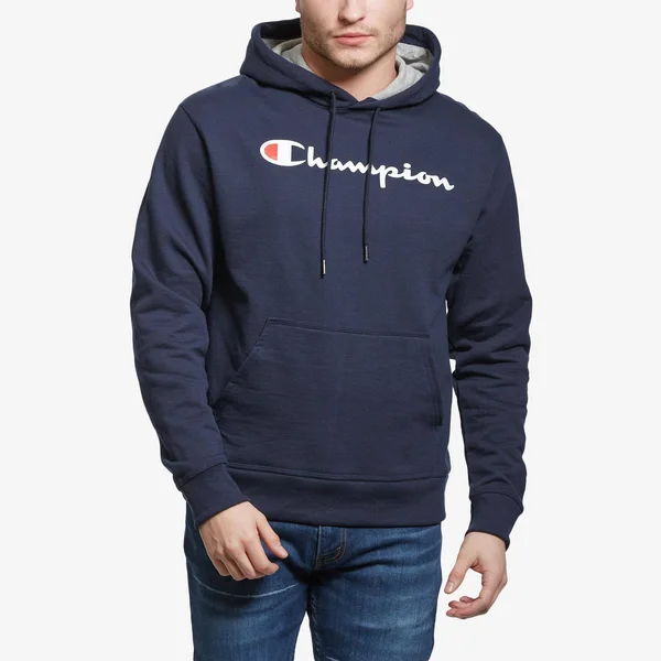 Powerblend Fleece Pullover Hoodie - Script Logo