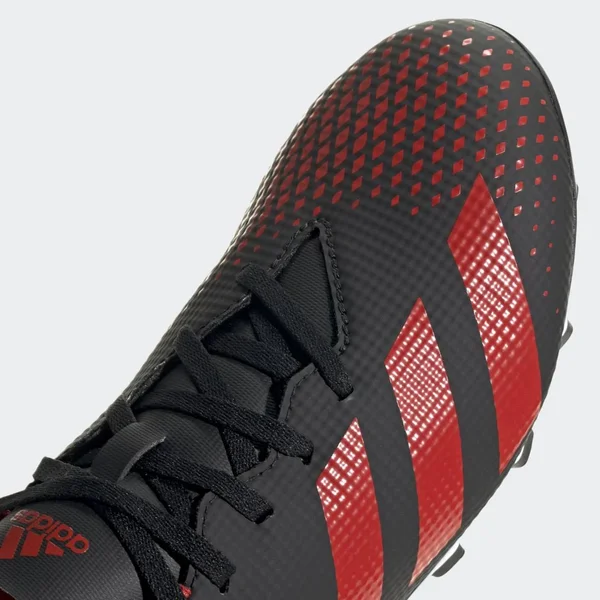 Adidas Predator 20.4 FxG Soccer Cleats - Men's, Black/Red