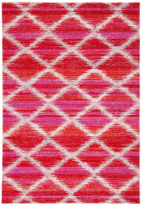 Safavieh Montage Zena 8' x 10' Indoor/Outdoor Area Rug in Fuchsia