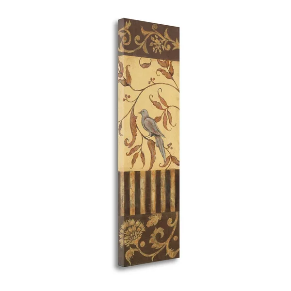 Tangletown Fine Art 'Song Bird II' Graphic Art Print on Canvas, Beige