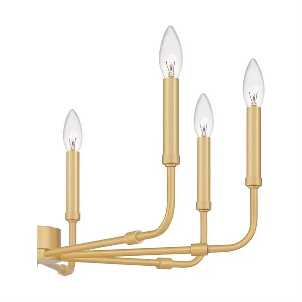 Kings Glade - 8 Light Chandelier Matte Black Finish-Bailey Street Home-71-BEL-4423561