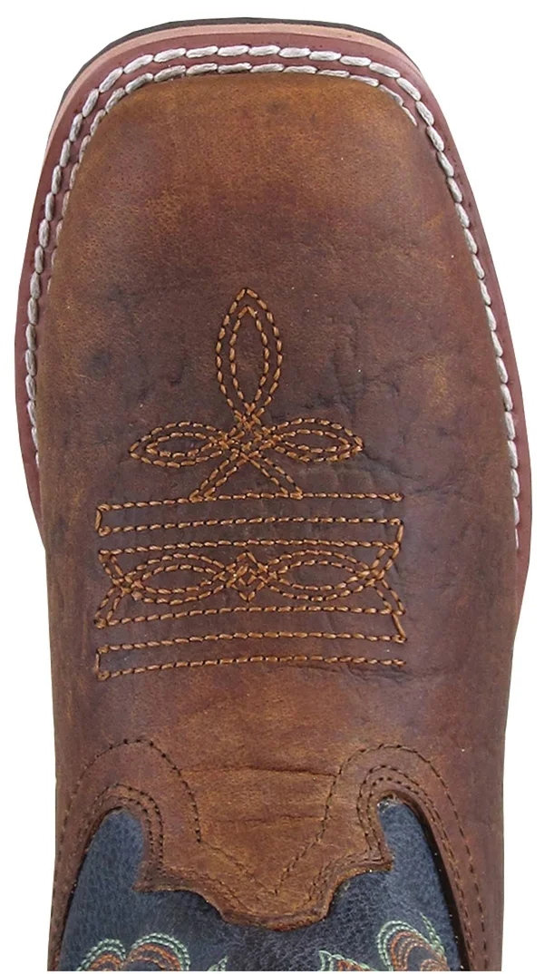 Smoky Mountain Boy's Jesse Brown Navy Boots