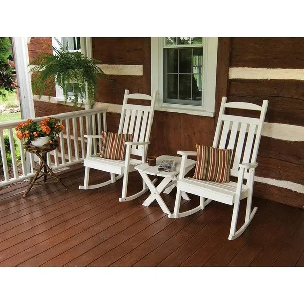 Pine Classic Porch Rocker - Redwood Stain