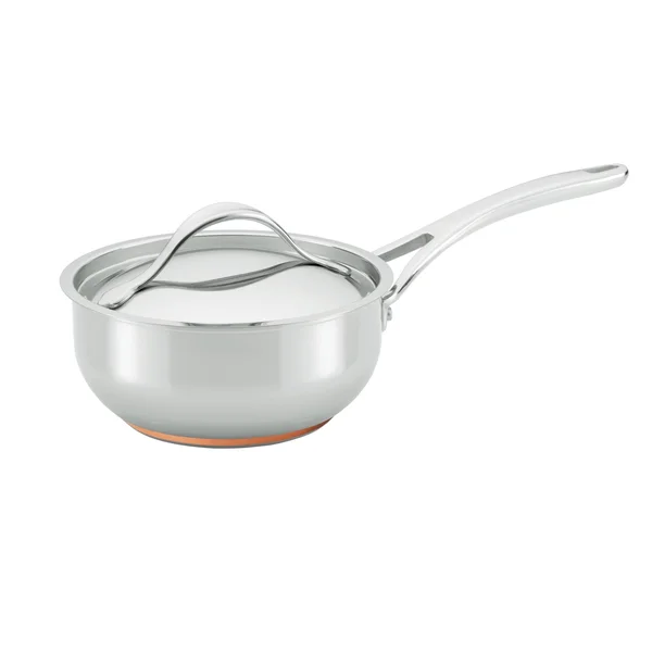 Anolon Nouvelle Copper & Stainless Steel 2.5-Quart Covered Saucier